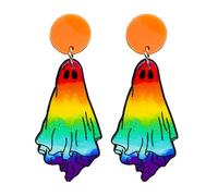 REITINGE Spook Earrings Acrylic Halloween Flowers Drop Earrings Spiders Earring Jewelry Holiday Party