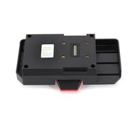 REITINGE Stable Motorcycle Phone Cradle with Charging ABS Phone Bracket for Various Models and Rod Sizes General Motorcycle Phone Mount