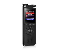 REITINGE User Friendly 32GB 64GB Digital Voice Recorders, Essential Tool for Class Note and Work Video Recorders with Playback