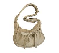 REITINGE Women Armpit Bag Drawstring Crossbody Bag Korean Styles Shoulder Bag Lovely Bows Messengers Bag for Travel Daily