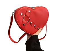 REITINGE Women Shoulder Bag Heart Shaped Messengers Bag Handbag Shopping Bag Fashion Crossbody Bag Everyday Bag for Daily