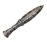 REIUAFWYGV 1pc 15cm Yooperlite Stone Mystical Carving - Polished Raw Gemstone witchcraft crystal Knife for Home Decor Gifts