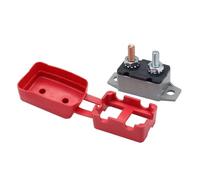 REIUAFWYGV 1pc 20A 12V DC Circuit Breaker Cover Dual Battery Fuse Automatic Auto Reset Waterproof Circuit Breaker