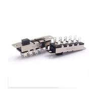 REIUAFWYGV 1pc Double row 10pin high current toggle switch slide switch SS-24N01(2P4T)