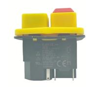 REIUAFWYGV 1PC KJD17B button switch 220V-240V 16A 5-pin power tool switch