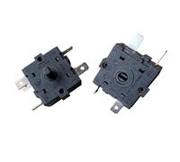 REIUAFWYGV 1PC Select Switch Cycle gear water heater unlimited rotary switch 5 pin 8 speed 16A250V