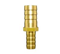 REIUAFWYGV 2.5 3 4 6 8 10 12 14 16 19 25 32 mm Hose Barb Hosetail Straight Reducing Reducer Adapter Transfer Brass Pipe Fitting Water Gas(1 pc,14mm-8mm)