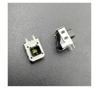 REIUAFWYGV 5pc P9T-S11AR White and orange two-color LED light patch Touch Key switch