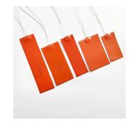 REIUAFWYGV 5V 12V 24V 36V 48V 110V 220V 380V Silicone Heating Pad Square Rubber Heat Mat Heated Bed Plate Flexible 3D Printer(200x100mm 80W,48V)