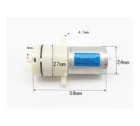REIUAFWYGV CJVP37-D04B1 DC 3.7V-5V 4.2V 370 Diaphragm Air Pump Double Air Inlet Vacuum Negative Pressure Suction Pump
