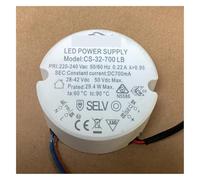 REIUAFWYGV Eaglerise 30W 700mA Round LED Driver No Flicker-Quiet Operation Constatant Current LED Transformer