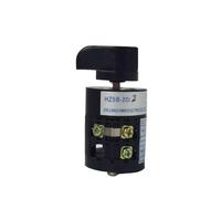 REIUAFWYGV HZ5B Series electronic starter reversing Switch on/Off/on Switch 20A 2phase Changeover Rotary cam Switch