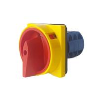 REIUAFWYGV LW26GS Electrical Changeover Selector 3 Poles 20A 2 Position ON-Off with Padlock Panel Isolator Rotary Cam Switch YMW26-20/3GS