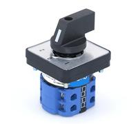 REIUAFWYGV SZW26/LW26-20 Ith 20A Ui 660V 2 Pole 8 Screws 3 Position 64X64 48X48 mm Panel Transfer ON Off ON Changeover Cam Switch(D202.2 1 0 2 64X64mm)