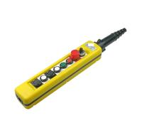 REIUAFWYGV XAC-A8713 yellow hoist Waterproof Traffic Crane Control Push Button Switch Box up, down, left and right emergency stop