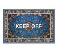 REIWAN Keep Off Pattern Carpet,Living Room Bedroom Bedside Area Rugs,Children'S Room Anti-Slip Carpet,Balcony Kitchen Floor Mat