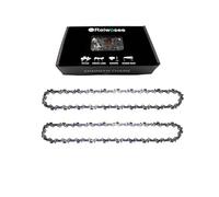 Reiwosee Mini Chainsaw Chain Replacement 8 Inch 2pcs, for 8In Chain Guide Bar, 0.043"(1.1mm) Gauge, 1/4" LP Pitch, 48DL, Fits All Brands 24V Battery Electric Chainsaw Mini Handheld Rechargeable Saw