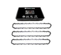Reiwosee Mini Chainsaw Chain Replacement 8 Inch 3pcs, for 8In Chain Guide Bar, 0.043"(1.1mm) Gauge, 1/4" LP Pitch, 48DL, Fits All Brands 24V Battery Electric Chainsaw Mini Handheld Rechargeable Saw.