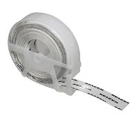 Reizen Clear Vinyl Labeling Tape -3 Rolls.375 inch Wide,3/8" X 144"