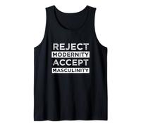 Reject Modernity Accept Masculinity zyzz Son of Zeus Tank Top