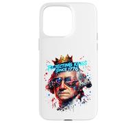 Rejecting Kings Since 1776 Cool Vintage No Kings 4th of July Case for iPhone 15 Pro Max