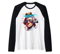 Rejecting Kings Since 1776 Cool Vintage No Kings 4th of July Raglan Baseball Tee