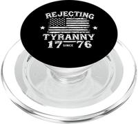 REJECTING TYRANNY 17 SINCE 76 Vintage American Flag PopSockets PopGrip for MagSafe