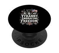 REJECTING TYRANNY EMBRACING Freedom Vintage Freedom PopSockets Adhesive PopGrip