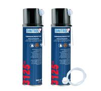 REJEL 2 x DINITROL 3125HS RUST PROOFING CAVITY WAX 500ml AEROSOL + Extension nozzle
