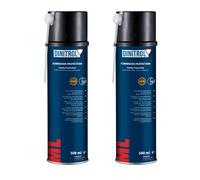 REJEL 2 x DINITROL ML PENETRATOR RUST PROOFING CAVITY WAX 500ml, BROWN AEROSOL DOOR SKIN