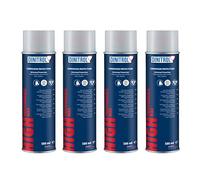 REJEL 4 x DINITROL HIGH PERFORMANCE UNDERBODY WAX CLEAR 500ml AEROSOL RUST PROOFING
