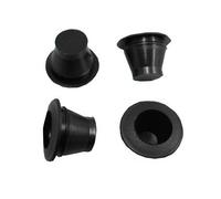 REJEL DINITROL 10mm BLACK TAPERED PLASTIC BLANKING PLUGS (Bag of 50)