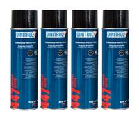 REJEL DINITROL 447 BLACK STONE CHIP 4 X 500ml AEROSOL