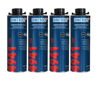 REJEL DINITROL 4941 BLACK UNDERBODY WAX 4 x 1 Litre CANS (with Schutz style screw cap)