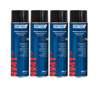 REJEL DINITROL 4941 BLACK UNDERBODY WAX 4 x 500ml AEROSOL SPRAY CANS