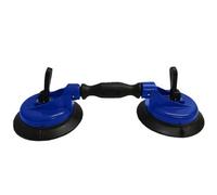 REJEL GLASS LIFTER DOUBLE SUCTION CUP - PLASTIC - FLEXI HEAD WITH LARGER CUPS (LIFTING CAPACITY UP TO 40Kgs)