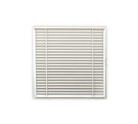 Rejillas de Aire Acondicionado Aluminum Alloy Blinds Radiator Grille Wall Panel Vent Cover Dining Room Living Room(9.84 x 9.84in/250 x 250mm)