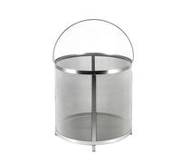 REJNHO 1pc 304ss Brew Filter Basket - 50-Mesh Fine Strainer for Beer, Tea, and Coffee - Durable & Rustproof - 3 Various Sizes(350x350mm)