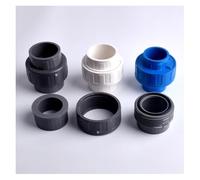 REJNHO 1pc Durable PVC Pipe Union Straight Connector for Irrigation and Hydroponics - 20mm to 110mm Inner Diameter(Blue,50mm)
