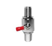 REJNHO Bulkhead Arrester Protector N Female 0-3GHz, 1 Unit, Two-Way Surge Protector for Outdoor Use