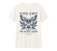 Rejoice Always Pray Without Ceasing Christian Bible Verse Premium T-Shirt