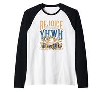 Rejoice Before YHWH Sukkot Raglan Baseball Tee