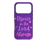 Rejoice In The Lord Always - Philippians 4:4 Christian Bible Case for iPhone 17 Pro