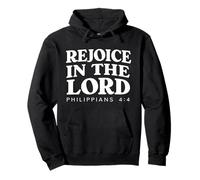 Rejoice In The Lord Bible Verse Christian Pullover Hoodie