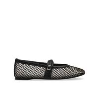 Rejoice Openwork Mary Jane Ballet Pumps Black