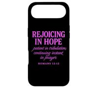 Rejoicing In Hope Romans 12:12 Bible Verse Scripture Prayer Case for iPhone Air