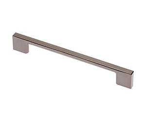 REJS BOSS BAR Handles Kitchen & Bedroom Cabinet Door Handles (D705) (160 mm, Black Chrome)