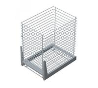 REJS LAUNDRY Pull Out Storage Basket Soft Close (chrome) (400mm)