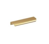 REJS LENTIS Edge Handle, Modern Cabinet Pull, Available in Black/Gold/Chrome/Aluminium, Contemporary Design (Brushed Gold, 1180mm)