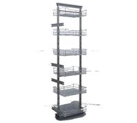 REJS Maxima EVO Pull Out Soft Close Larder Unit 1700mm-1900mm (5 Baskets) (Cabinet Width(External): 400mm(364mm))